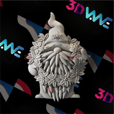 CHRISTMAS GNOME 3d stl 3DWave.us